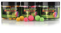 Plvajce fluo boilies SuperFeed - 14/16mm - 90g