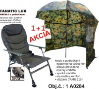 SPORTS kreslo LUX s podrkami + ddnik CAMU