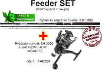 AKCIA Feedrov SET navijak + prt, 3,6m/80g