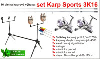 KARP SPORTS 3K16 set, 16 dielna zostava, 3 diel/2,75lb