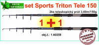 SPORTS Akciov TELE CARP set TRITON 2ks 3,6m/150g