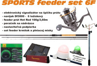 Feeder set: SPORTS 6F - es kus fdrov set 3,6/100g