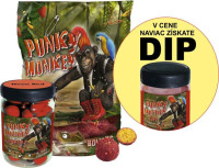 SET - Boilies Punky Monkey + Pop Up 75g + Dip 150ml