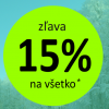 Zava 15% na vetko