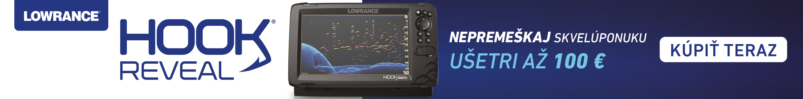 Akcia sonar Hook Reveal