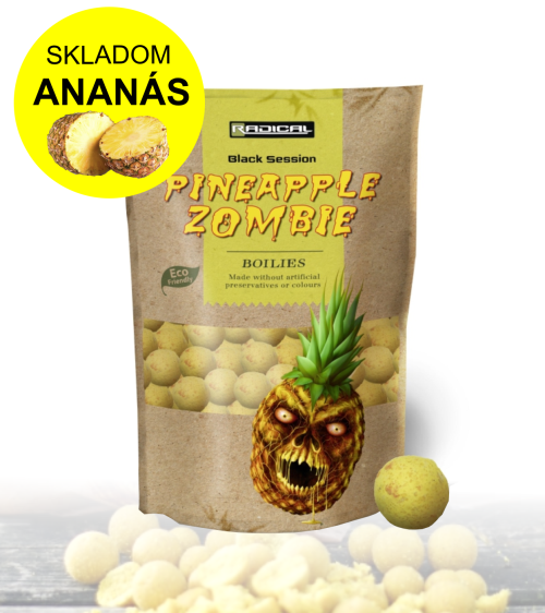 Boilies na kapre Radical Pineapple Zombie 1kg