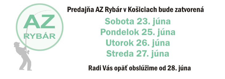 az rybár zatvorenie predajne