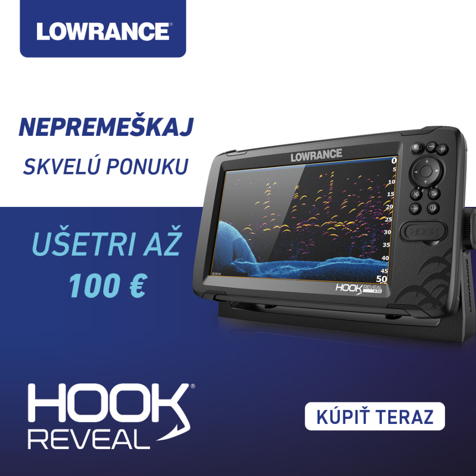 Zava a 100 na sonar HOOK Reveal