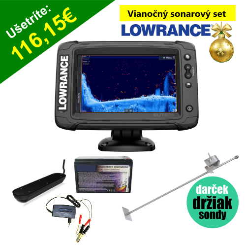 Sonar Elite-7 Ti2 +sonda Active Im. + baterka + nabíj. + držiak