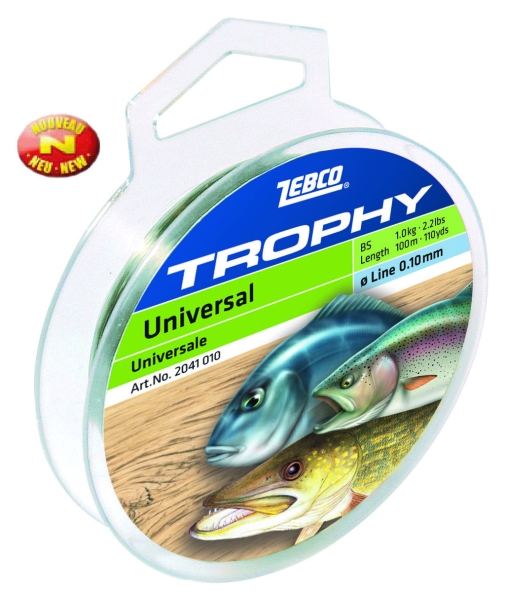 Zebco silón Trophy Universal - 100m
