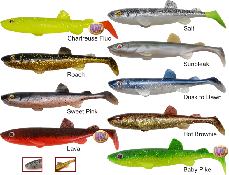 Quantum Smelt Shad 8cm 4ks v balení