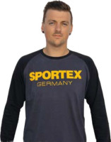 SPORTEX Longsleeve Shirt s dlhm rukvom - ierne