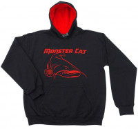 Rybárska mikina Monster Cat s kapucňou