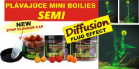 Super Feed Diffusion Mini Boilies 12mm/35g - fluo efekt