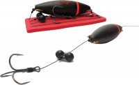 Monster Cat-Trebles with rattel float 100 cm