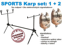 Kapr�rsky set stojan a signaliz�tory: SPORTS karp set 3