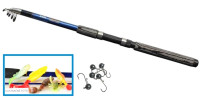 AKCIA prvlaov prt 270cm + 5ks nstrah Relax + Jig