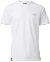 Organic Tee trièko logo, white, L