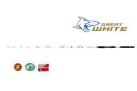 Zebco - dvojdielny prt Great White Boat Outshore H