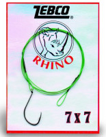 Rhino oceľové lanko s jednohákom, 60cm