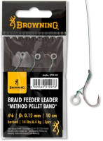 Nadvzce Method Feeder Browning s gumikou - 10cm/3ks