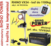 AKCIOV SET Rhino VX + akumultor 65Ah