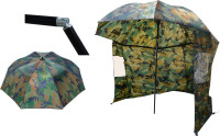 Zebco dáždnik s bočnicou camou, priemer 2,20m
