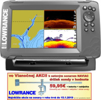 Sonar Lowrance Hook 2 - 7X + sonda SplitShot