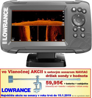 Sonar Lowrance Hook2 - 5 + sonda TripleShot