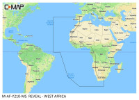 Mapy na sonar Lowrance C-Map - Afrika
