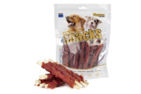 Krmivo pre psov Duck roll on Rawhide stick 250g