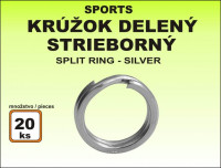 Rybrsky delen krok SPORTS strieborn 20ks v balen