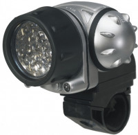 LED lampa s chytom na bicykel - 21 led iariviek