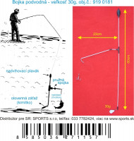 popis a zostrojenie podvodnej bojky-30g/60cm/23cm