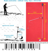 popis a zostrojenie podvodnej bojky-120g/105cm/42cm