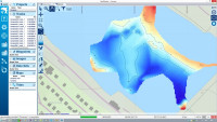 mapka Vodnej ndre erenec s hbkovmi zmenami ktor s farebne odlen