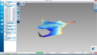mapka Vodnej ndre erenec pri hrdzi zobrazen v potaovom 3D programe na vytvranie 3D mapiek